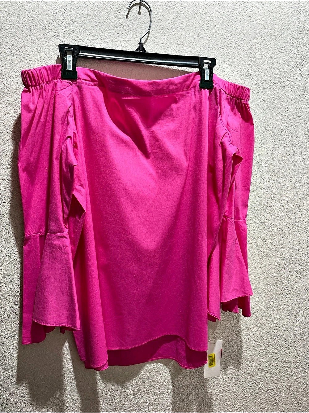 Fushia Pink Bell Sleeve Blouse NWT